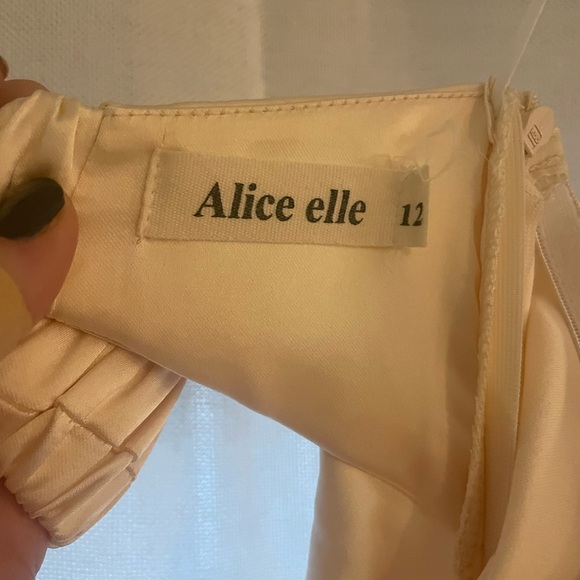 Satin Midi Dress with open back - Picture 7 of 7